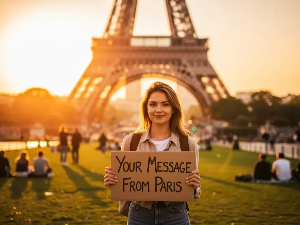 Paris for personalized video messages