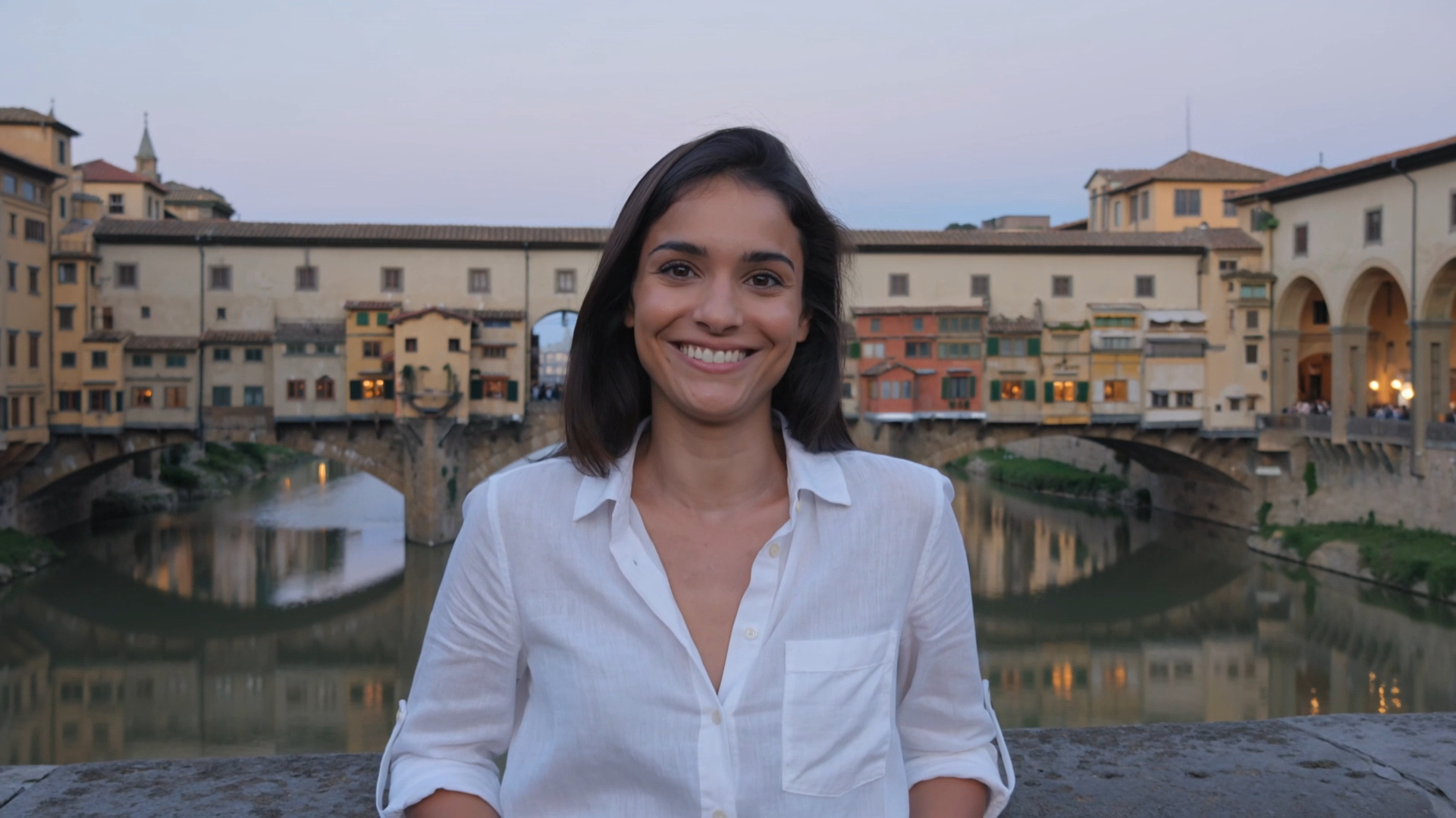 Florence skyline for personalized video messages