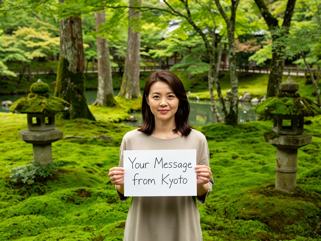 Saiho-ji moss garden in Kyoto