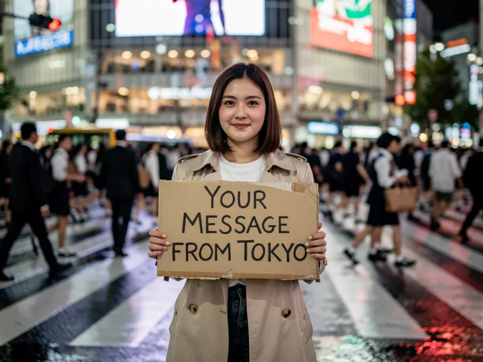 Tokyo for personalized video messages