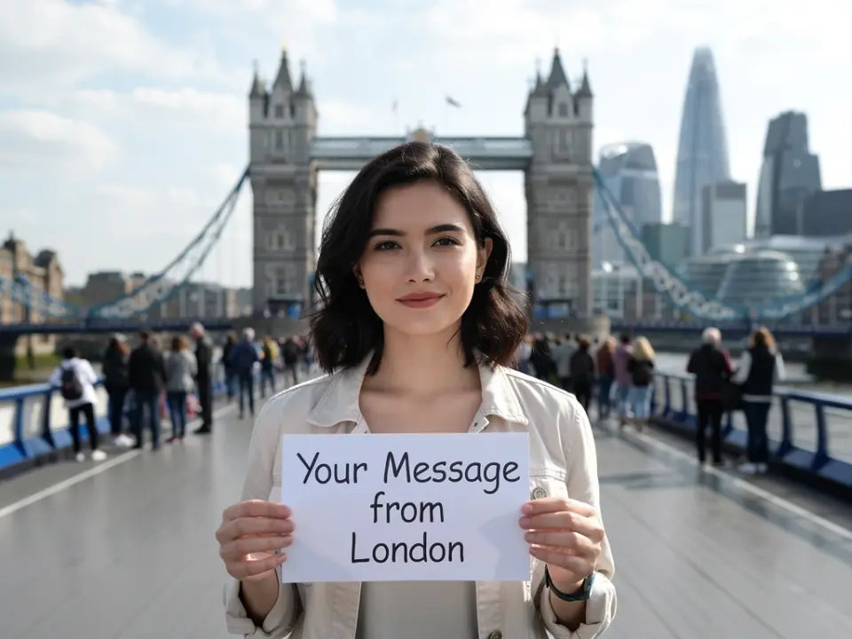 London for personalized video messages
